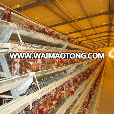 Full auto welded wire mesh galvanized layer egg chicken cage poultry farm for poultry equipment for small farm