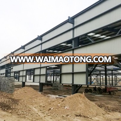 High Quality Prefabricated Steel Structure Warehouse With Crane Girder