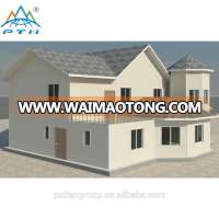 Low cost prefab module house luxury villa prefabricated